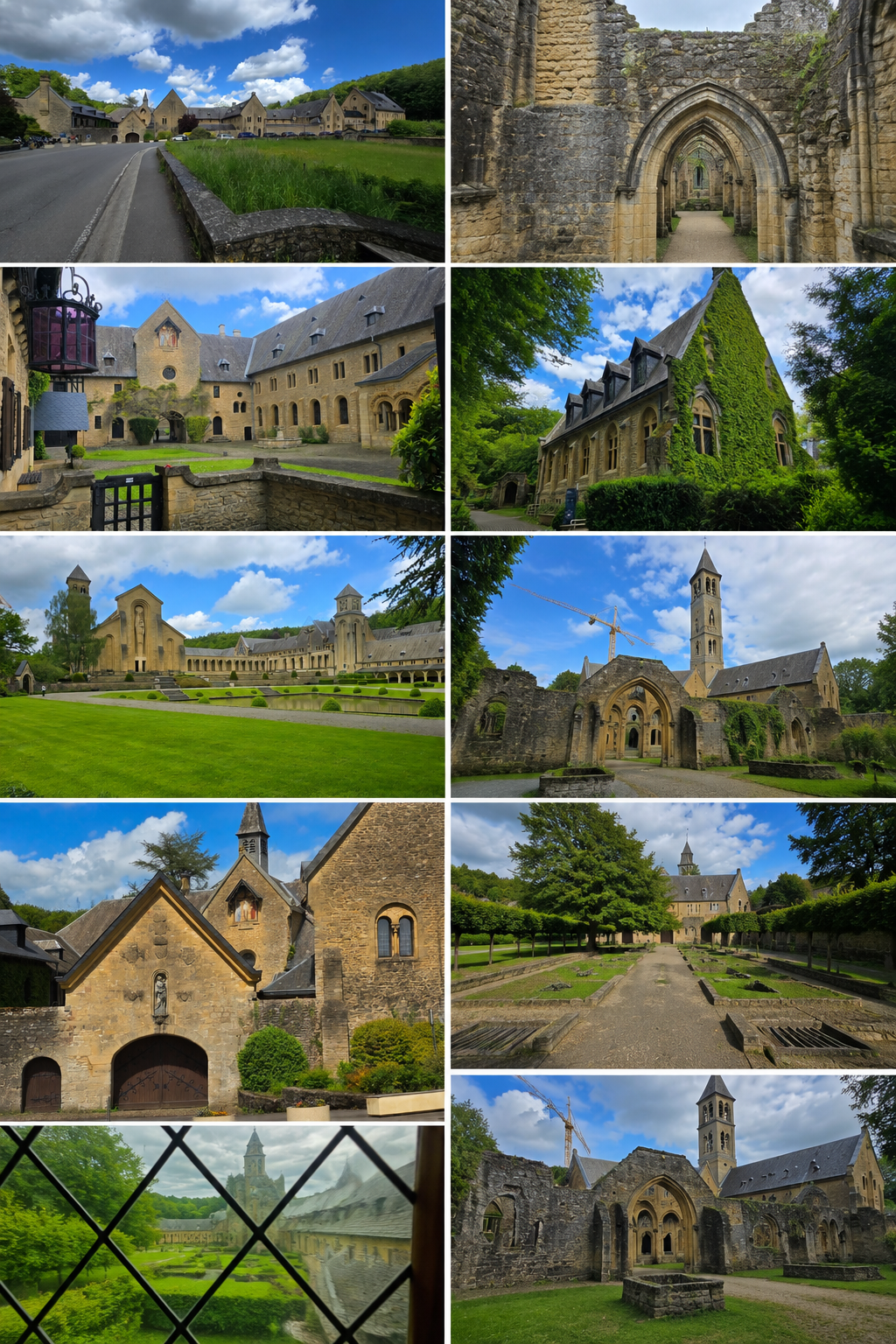 Orval Exterior Collage