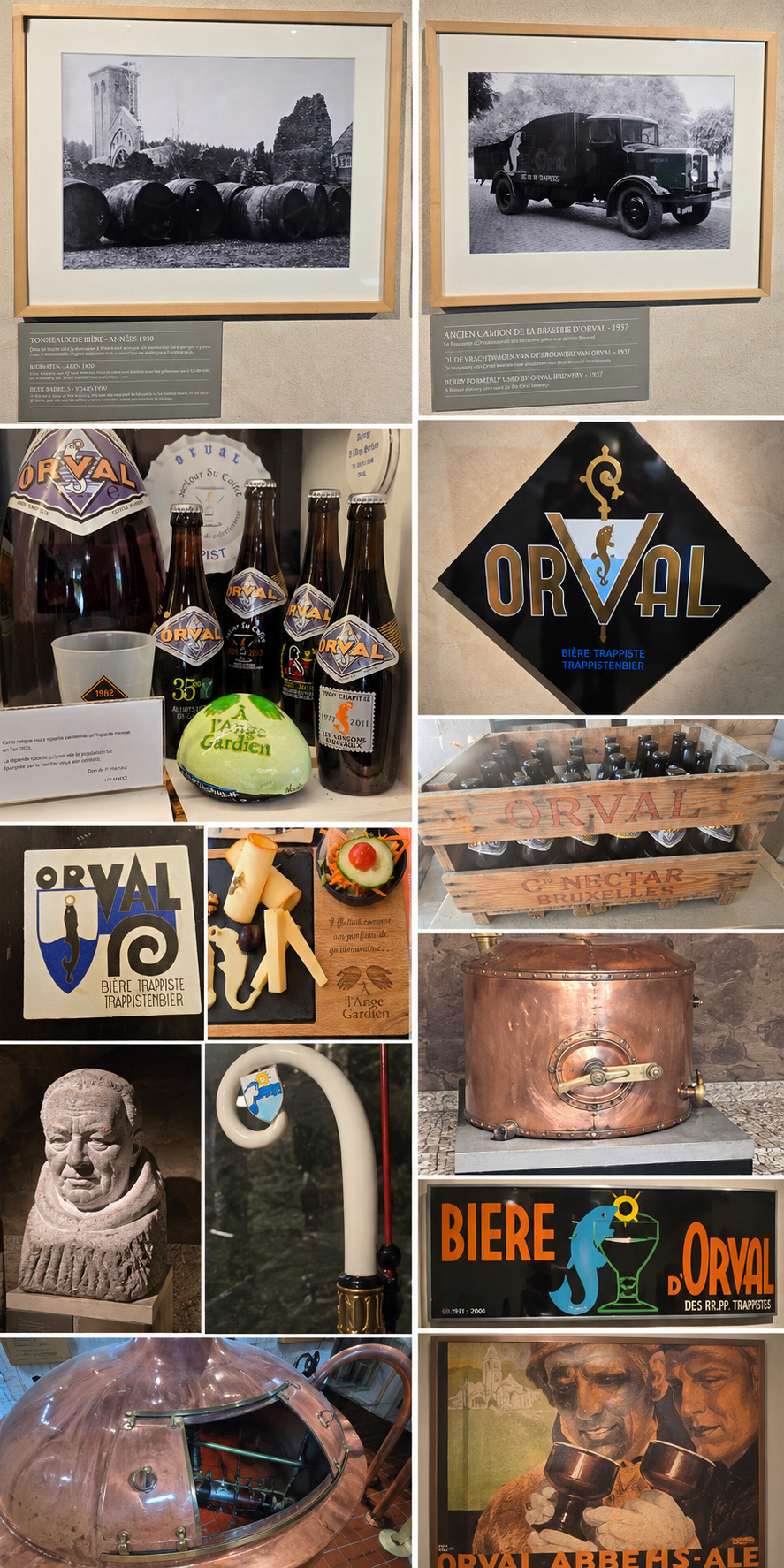 Orval Interior Collage