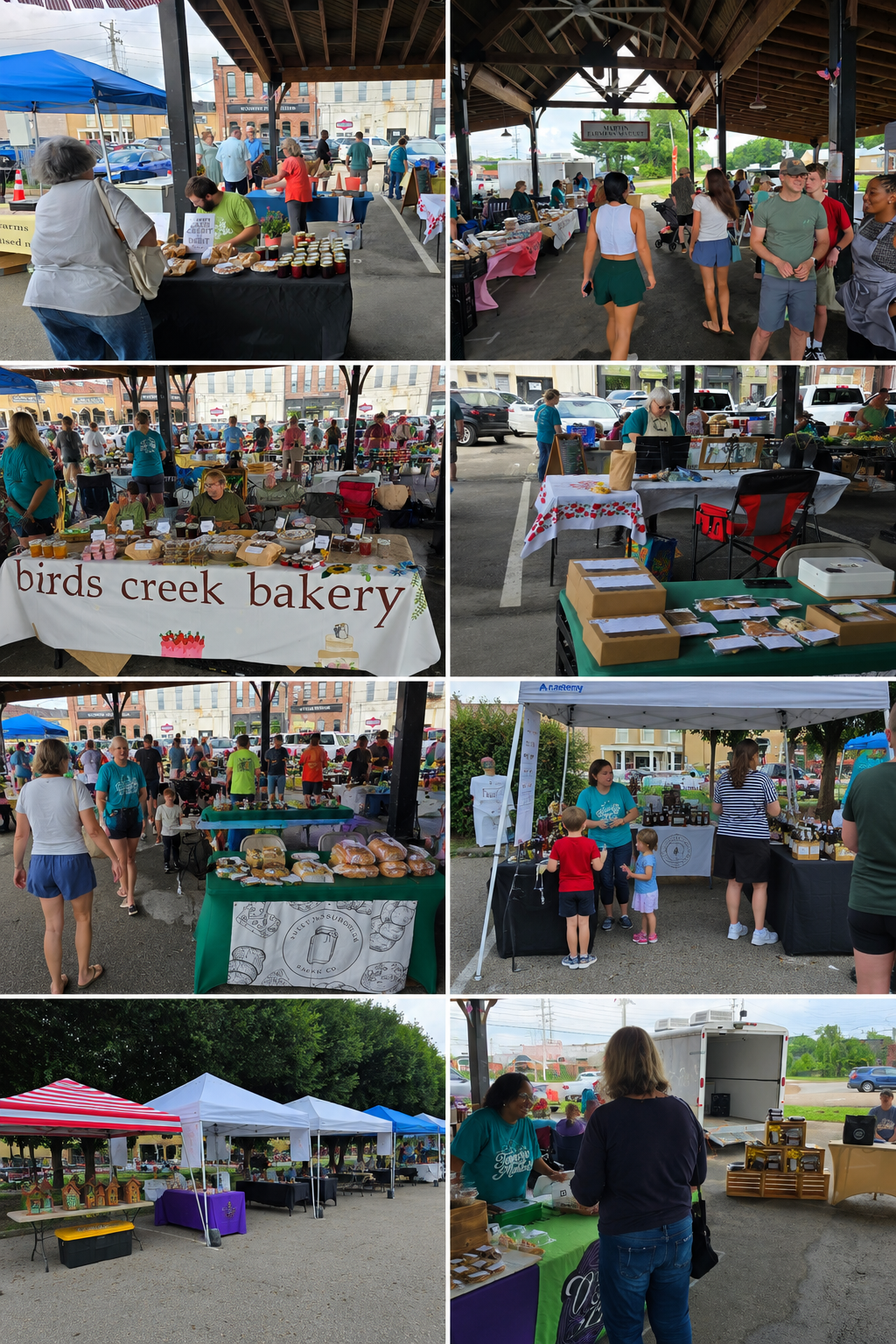 Martin Farmers Market Collage